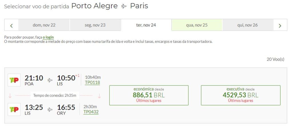 Porto Alegre a Paris - R$886 somente ida, sem bagagem